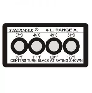 Термоиндикаторная наклейка Thermax 4