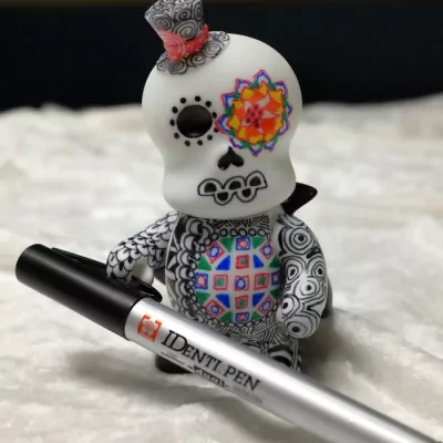 Двухсторонний тонкий маркер Sakura Identi-Pen, 8 цветов — изображение 2