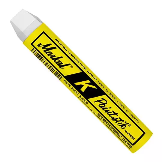 Маркер по горячим поверхностям Markal K Paintstik, белый
