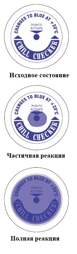 Термоиндикатор для контроля холодовой цепи Chill Checker — изображение 2