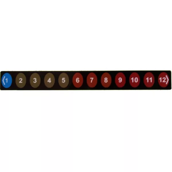 Наклейка-термометр для холодильников Hallcrest Fridge