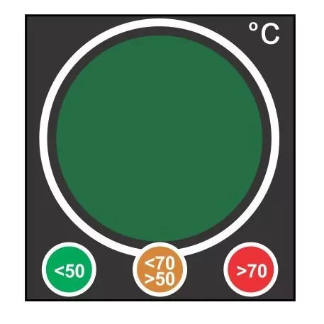 Термоиндикатор горячих поверхностей "Светофор" Hallcrest Traffic Light