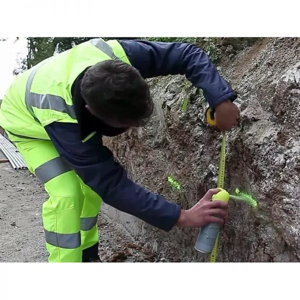 Аэрозольный флуоресцентный маркер Soppec Ideal Spray, для строительства и геодезии, 7 цветов — изображение 3