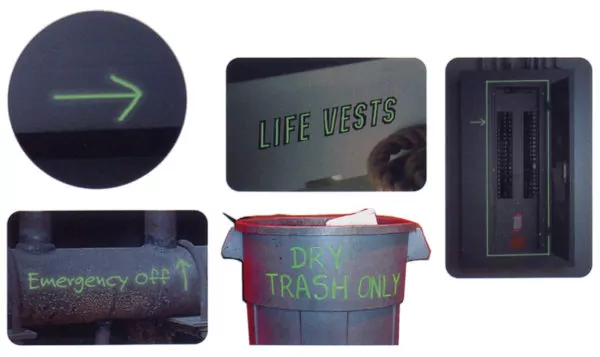 Светящийся в темноте маркер Sakura Glow in the dark