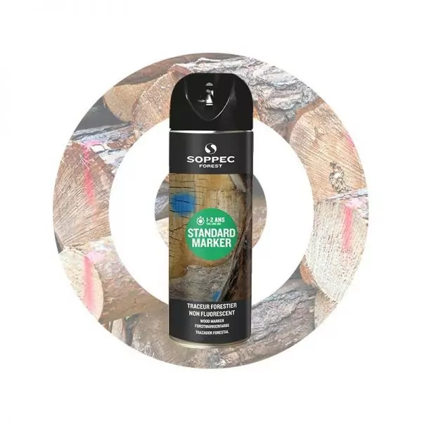 Аэрозольный маркер краска Soppec Standard Marker, для древесины