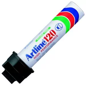 Широкий черный перманентный маркер Artline EK-120