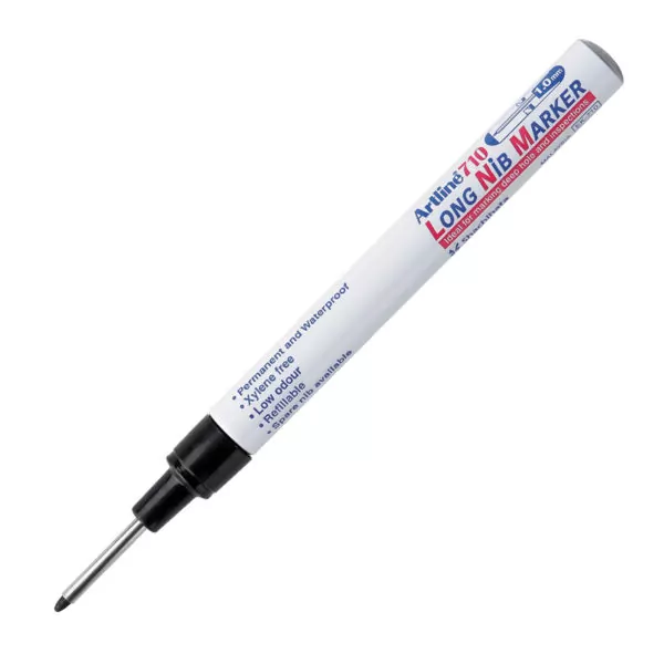 Маркер для отверстий и труднодоступных мест Artline Long Nib EK-710, черный