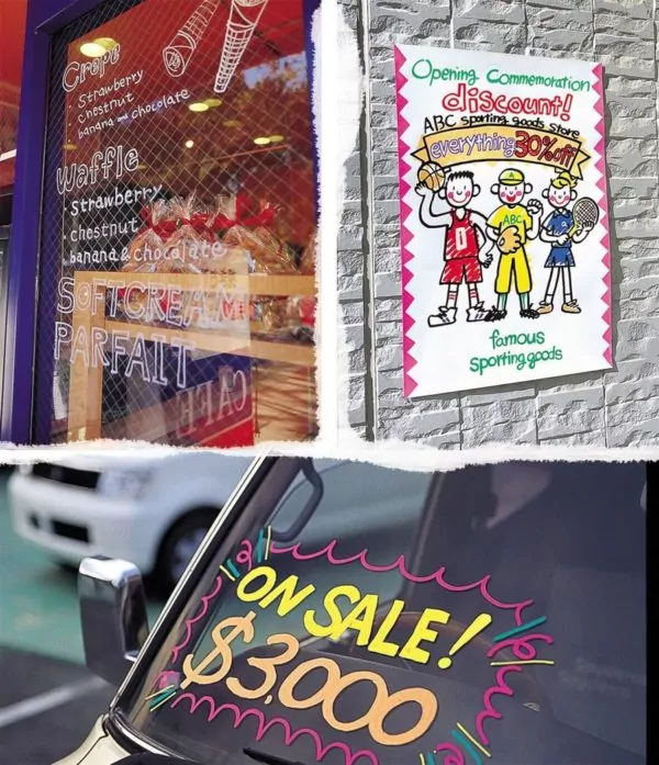 Маркер краска темпера Artline Poster Marker, 12 мм, 14 цветов — изображение 2