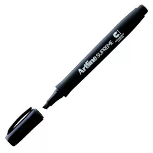 Перманентный маркер со скошенный наконечником Artline Supreme EPF-709 черный