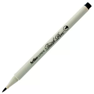 Брашпен Artline Supreme Brush Pen EPFS-F, черный