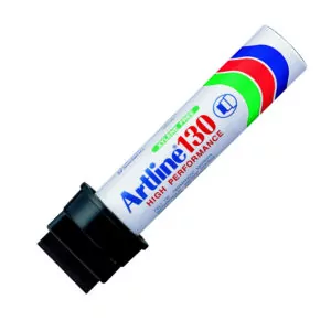 Широкий перманентный маркер Artline EK-130, черный