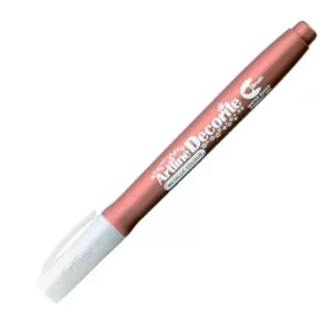 Бронзовый маркер кисть Artline Decorite Brush металлик