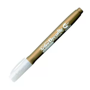 Золотой маркер кисть Artline Decorite Brush , металлик