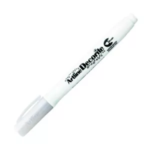Белый маркер кисть Art;ine Decorite Brush средней толщины