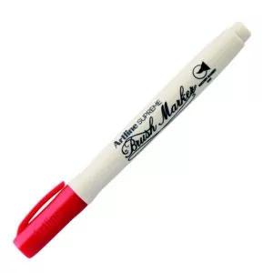 Красный маркер кисть Artline Supreme Brush, средней толщины