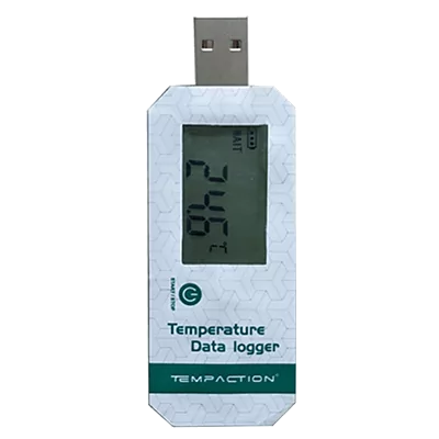 Регистратор температуры AKS TEMPACTION LCD с дисплеем