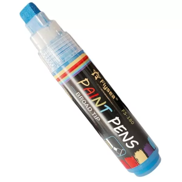Маркер-краска Flysea Paint Marker FS-180 с широким наконечником (10.0 мм), 10 цветов