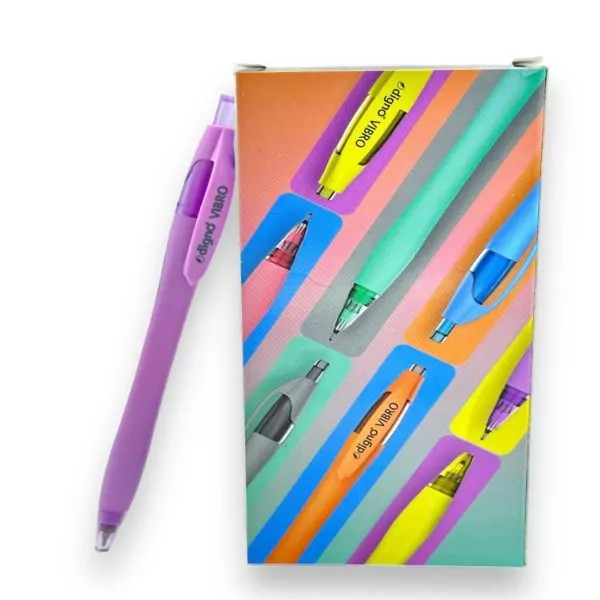 Ручка автоматическая шариковая Digno Vibro с упаковкой