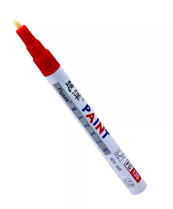 Тонкий перманентный лаковый маркер Flysea FS-120, 8 цветов — изображение 3