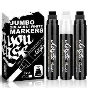 Набор маркеров-краска с широким наконечником два цвета, для тэггинга