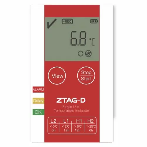 Одноразовый индикатор температуры ZTAG-D