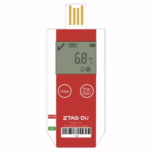 Влагозащищенный регистратор (логгер) температуры ZTAG-DU